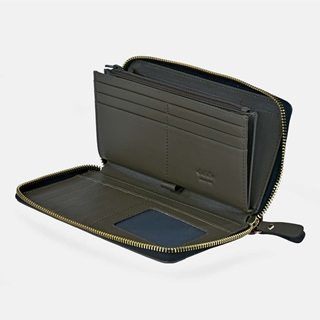 Billetero monedero "EL CABALLO" grande color verde agua - Imagen 2